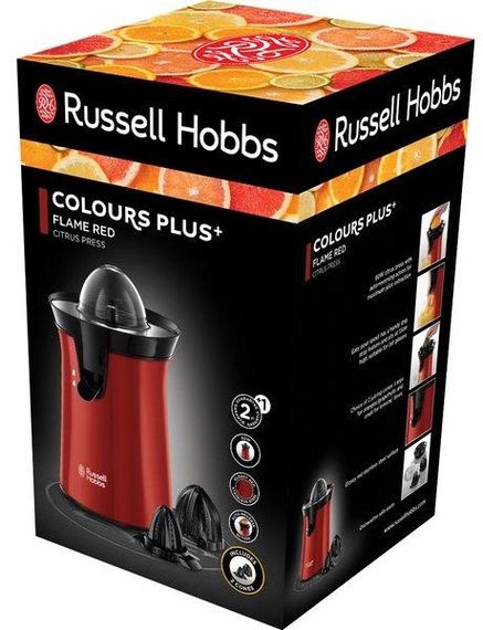 Соковитискач Russell Hobbs Сolours Plus 26010-56 60 Вт червоний | Зображення 1