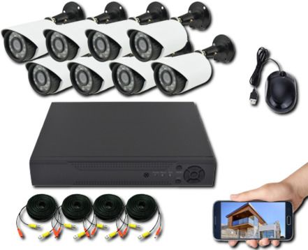 Комплект відеоспостереження XPRO 1080P DVR-7004H (DVR-7004H_3003)