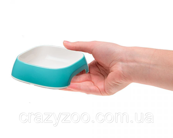 Миска для собак та котів Ferplast Glam Extra Small пластикова блакитна 13x12x3.5 см 200 мл 71208015 | Зображення 1