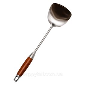 Лопатка кухонная для сковороды 38 (см) из нержавеющей стали HP-8-44