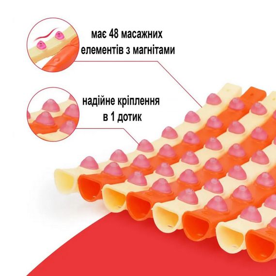 Обруч із масажними магнітними кульками Magnet Massage Hoop NE-F-50 | Зображення 1