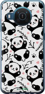 Чохол на Nokia X20 Панди "4318u-2532-2448"