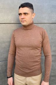 Чоловічий Гольф-водолазка Sun`s House  розмір: 3XL Коричневий (арт. RG-48-golf-korichnevij)