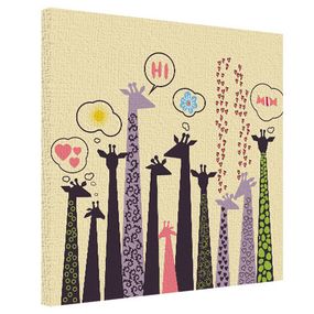 Картина на холсте Tall giraffe 50х50 см (H5050_DVD011)