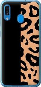 Чохол на Samsung Galaxy A20 2019 A205F Плями леопарда з пластику FCh_048272