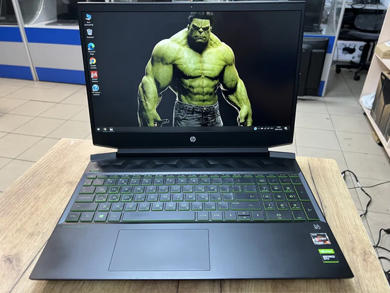 Ноутбук  HP Gaming 15.6   FHD IPS Ryzen 5 4600H/8gb/256 SSD/GTX 1650Ti-4gb