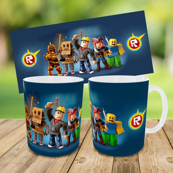 Набор детский Роблокс"Roblox" рюкзак 36х27см сумка-бананка,кружка с принтом для мальчика (01576) | Зображення 8