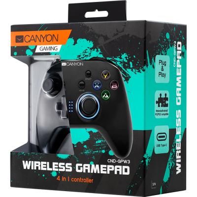 Геймпад Canyon CND-GPW3 Wireless android/PC Black (CND-GPW3) | Зображення 3
