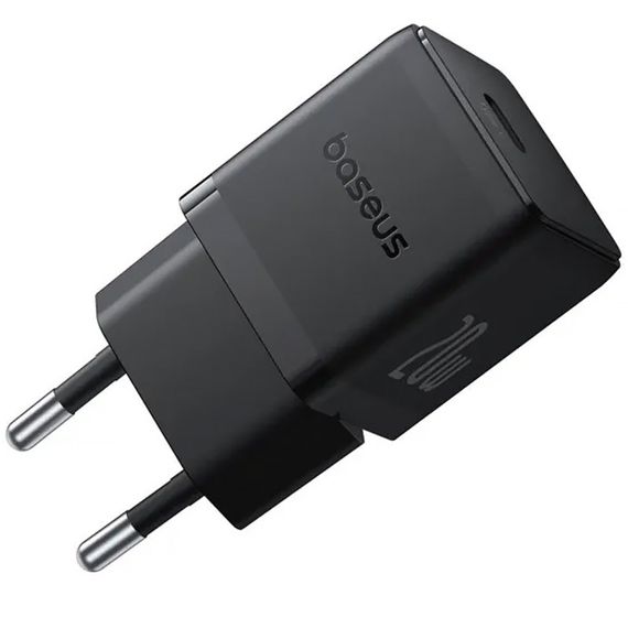 МЗП Baseus Palm Fast Charger 20W (1USB-C) + кабель Type-C to Type-C (P10111602) Cluster Black | Зображення 3