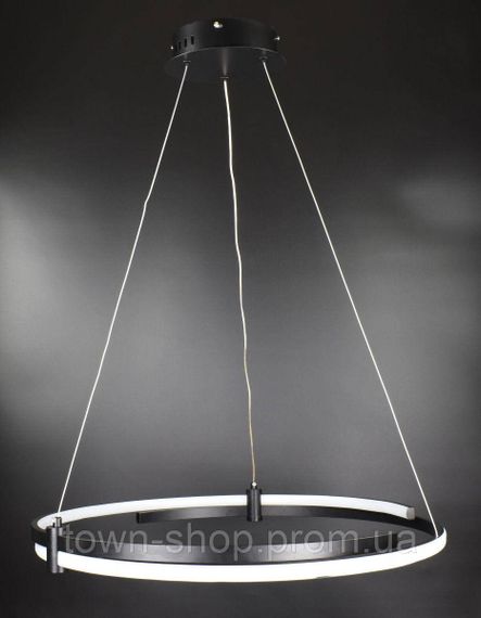 Люстра потолочная LED SGA18-600-bk-k Черный 40-200х65х65 см. | Зображення 4