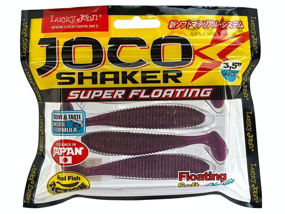 Виброхвост 3,5" LJ Лаки Джон Joco Shaker Super Floating 302-F13 | Зображення 2