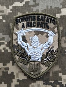 Шеврон "Врагов много а нас рать"