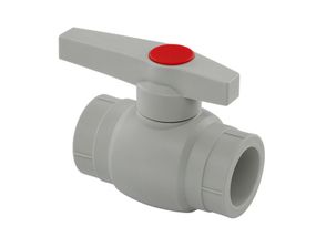 Кран кульовий PPR Ø20 сірий колір ASCO® 10/60шт