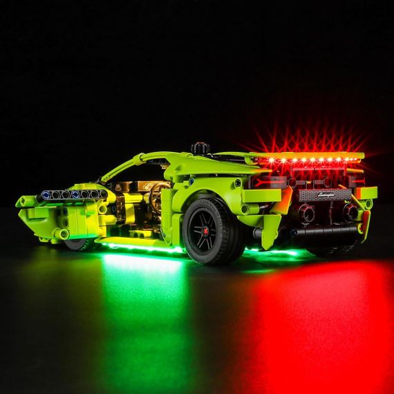 Комплект світлодіодного освітлення BRIKSMAX для Lamborghini Huracn Tecnica сумісний із набором для складання авто | Зображення 1