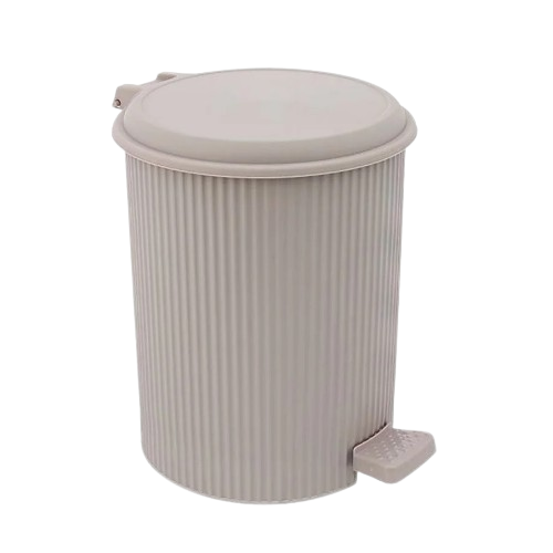 Відро для сміття 17л з педаллю пластик сірий Nostalgia ELIF