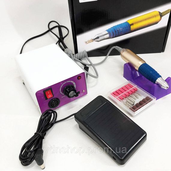 Сильный фрезер для маникюра DM4, Фреза для ногтей и педикюра Фрезер аппаратного маникюра QZ-49 | Зображення 4