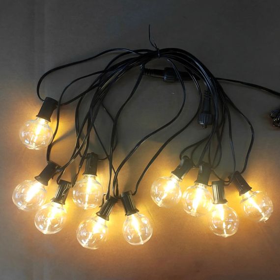 Гирлянда уличная светодиодная линейная Ultralight DL BELT LIGHT 10 Filament 8м теплый белый свет (6835) | Зображення 1
