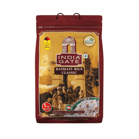 Рис басматі  Класичний 5 кг (витриманий 2 роки екстра довгий) India Gate 8908014100292
