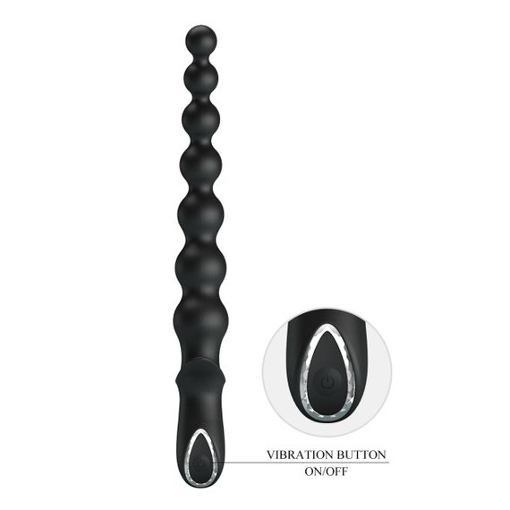 Анальний вібростимулятор - Pretty Love Rigdon Vibrating Anal Beads Sex Aura | Зображення 6