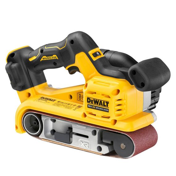 Шліфмашина стрічкова акумуляторна безщіткова 75х533 мм DeWALT DCW220N