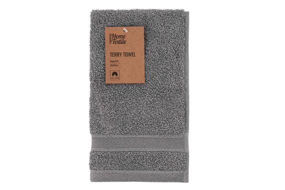 Рушник ARDESTO махровий SuperSoft, сірий, 30х50см, 100% бавовна (ART2230SL)