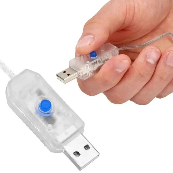 Світлодіодна гірлянда Роса від USB, 50м, 500LED, Теплий білий (234574675_712) | Зображення 4