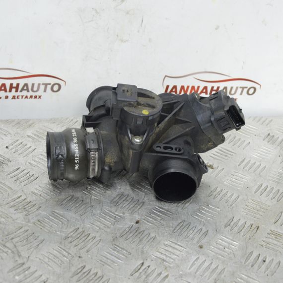 Дросельна заслінка 1.6 TDCI Ford Focus II 2005-2011 дросель Форд Фокус 2 9655971680 | Зображення 2