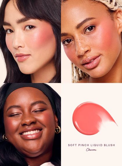 Жидкие румяна Rare Beauty Soft Pinch Dewy Liquid Blush Mini - Charm (3.2 ml) | Зображення 4