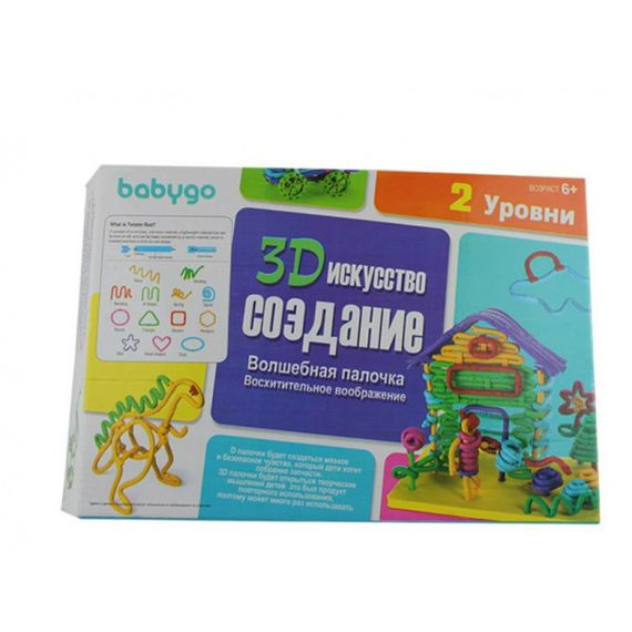 Детский конструктор Babygo 3Д искусство волшебные палочки 2 уровень | Зображення 4