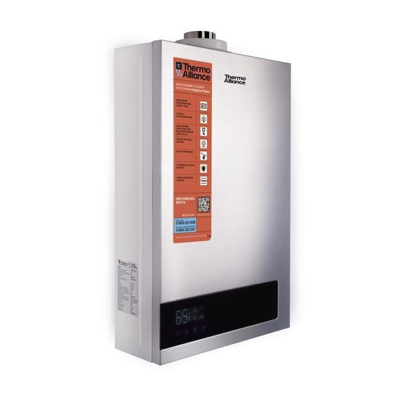 Колонка газова димохідна Thermo Alliance JSG20-10ETP18 10 л Silver | Зображення 4