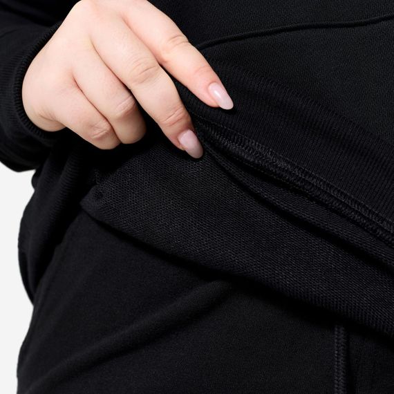 Худі жіноче для фітнесу чорне - 2XL | Зображення 4