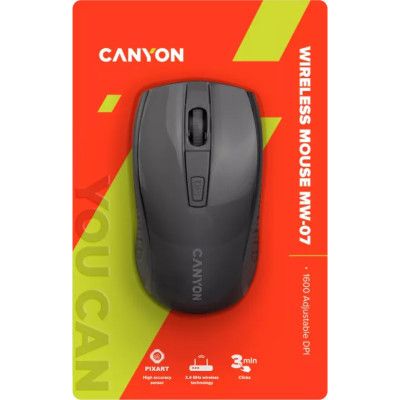 Мышка Canyon MW-7 Wireless Black (CNE-CMSW07B) | Зображення 5
