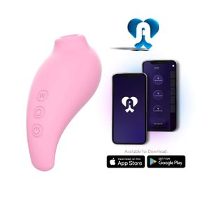 Вакуумный смарт-стимулятор Adrien Lastic Revelation Pink, режим Boost, управление через приложение Sex Aura
