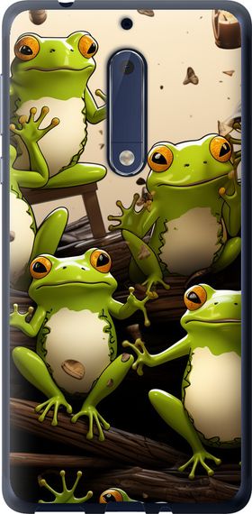 Чехол на Nokia 5 Жабки "5656u-804-17620"