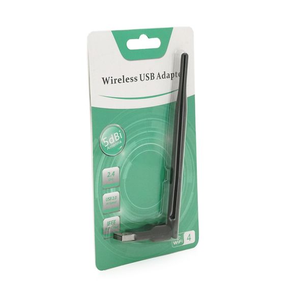 Бездротовий мережний адаптер Wi-Fi-USB LV-UW07RK-5db, RTL8188, 802.11bgn, 150Mbps, 2.4GHz, Win10/8.1/8/7/XP, Mac OSX 10.7~10.10 | Зображення 1