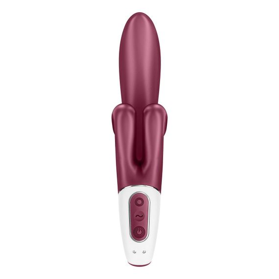 Вібратор-кролик Satisfyer Touch Me, подвійний відросток, 3 потужні мотори, Червоний | Зображення 6
