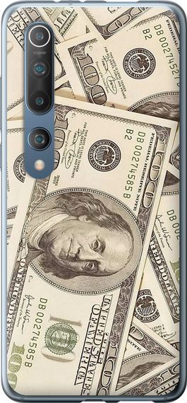 Чехол на Xiaomi Mi 10 Доллары "3016u-1860-17620"
