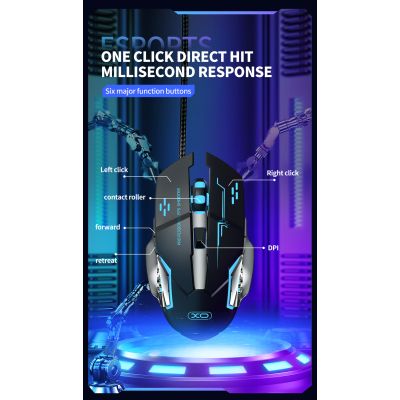 Мышка XO M10 Wireless Black/Silver (M10 Black+Silver) | Зображення 8