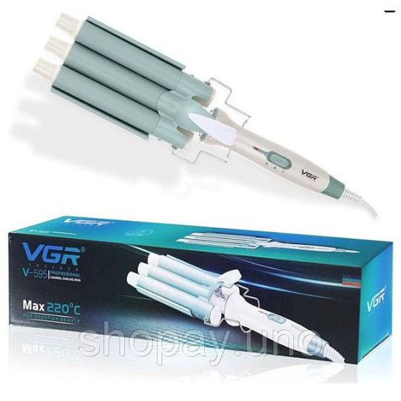 Многофункциональные плойки для волос VGR, Стайлер-плойка для локонов Плойка объемной укладки волос AP-54 | Зображення 2