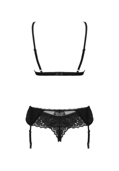 Кружевой комплект Obsessive Maderris 3-pcs set M/L sexstyle | Зображення 2