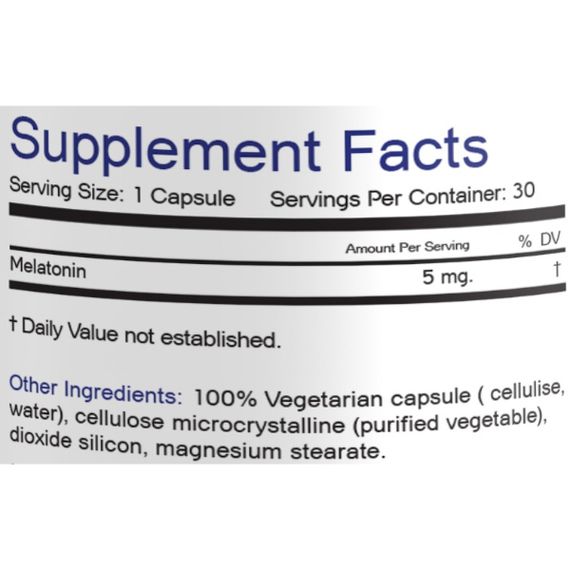 Мелатонін для сну Bionic Formula Melatonin 5 mg 30 Caps | Зображення 1