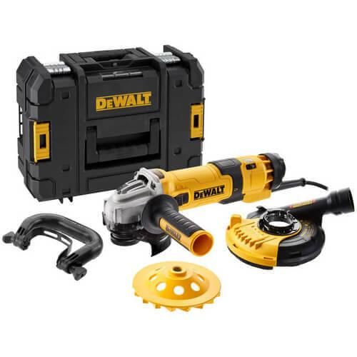 Шлифмашина угловая - болгарка сетевая 1500Вт DeWALT DWE4257KT