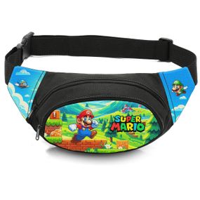 Сумка-бананка детская с принтом Super Mario поясная сумка для мальчика (4556)