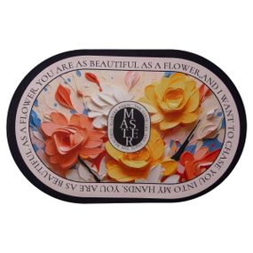 Килимок діатомітовий універсальний BEAUTIFUL FLOWERS 58*38 см з ефектом 3-D HP-42-55