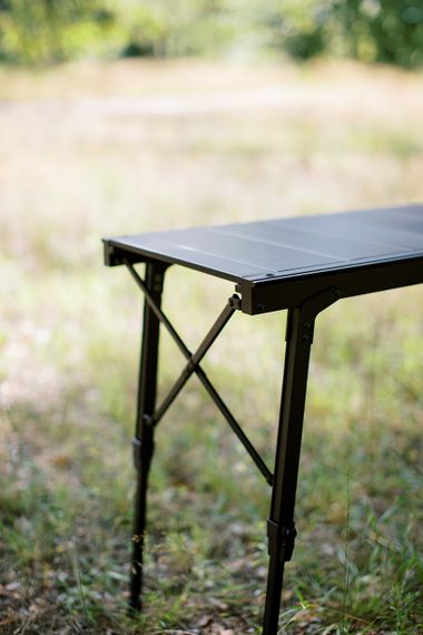Стіл Tribe Camp Table Alu алюмінієвий чорний, Похідний стіл трайб для кемпінгу, Стіл регульований для риболовлі | Зображення 7