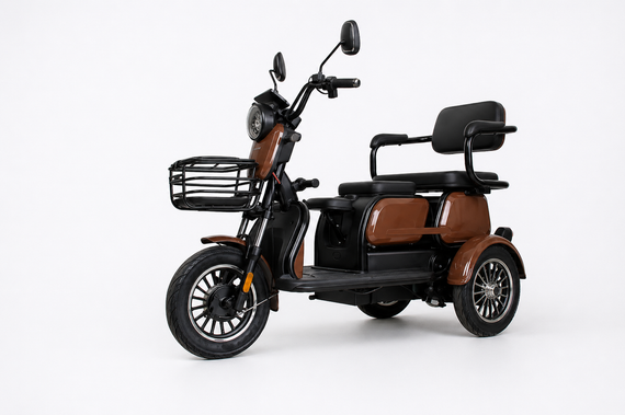 Электротрайк Crosser TR-1 LFP 1500W 76.8V 30Ah, трехколесный электроскутер, до 75 км, для взрослых и пожилых | Зображення 9