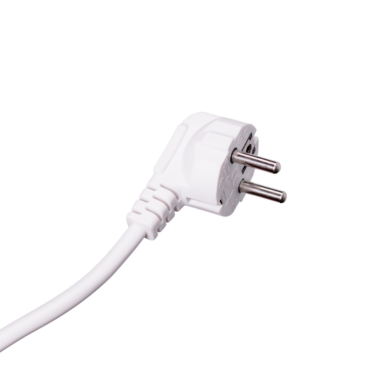 Мережевий фільтр кабель 2,7 м подовжувач F16 на 3 розетки 4 usb 2 type-c та кнопкою відключення Білий HP-5-19 | Зображення 6