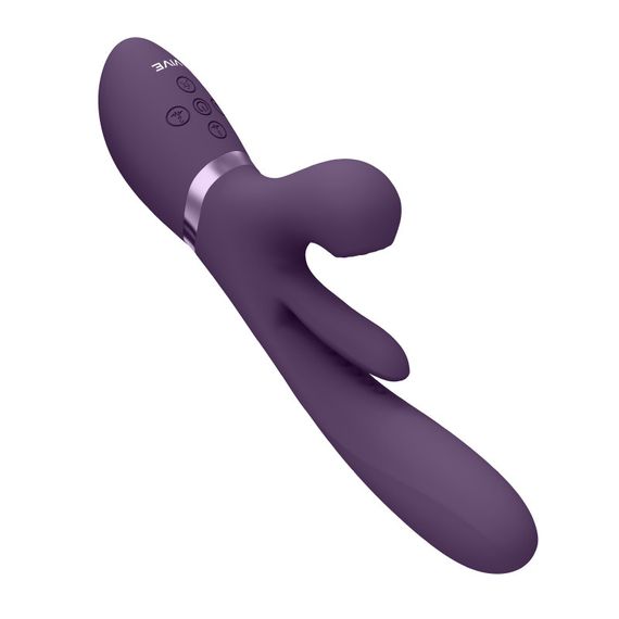 Вибратор-кролик Kura для точек G, A, U и клитора, цвет фиолетовый Vive (Нидерланды) sexstyle | Зображення 1