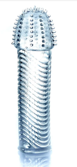 Стимулювальна насадка-презерватив Boss Series без вібрації sexstyle | Зображення 2