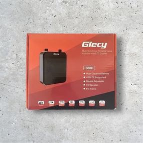 Портативный голосовой усилитель Giecy G300 Bluetooth 30 Вт, аккумулятор 2800 мАч, система PA